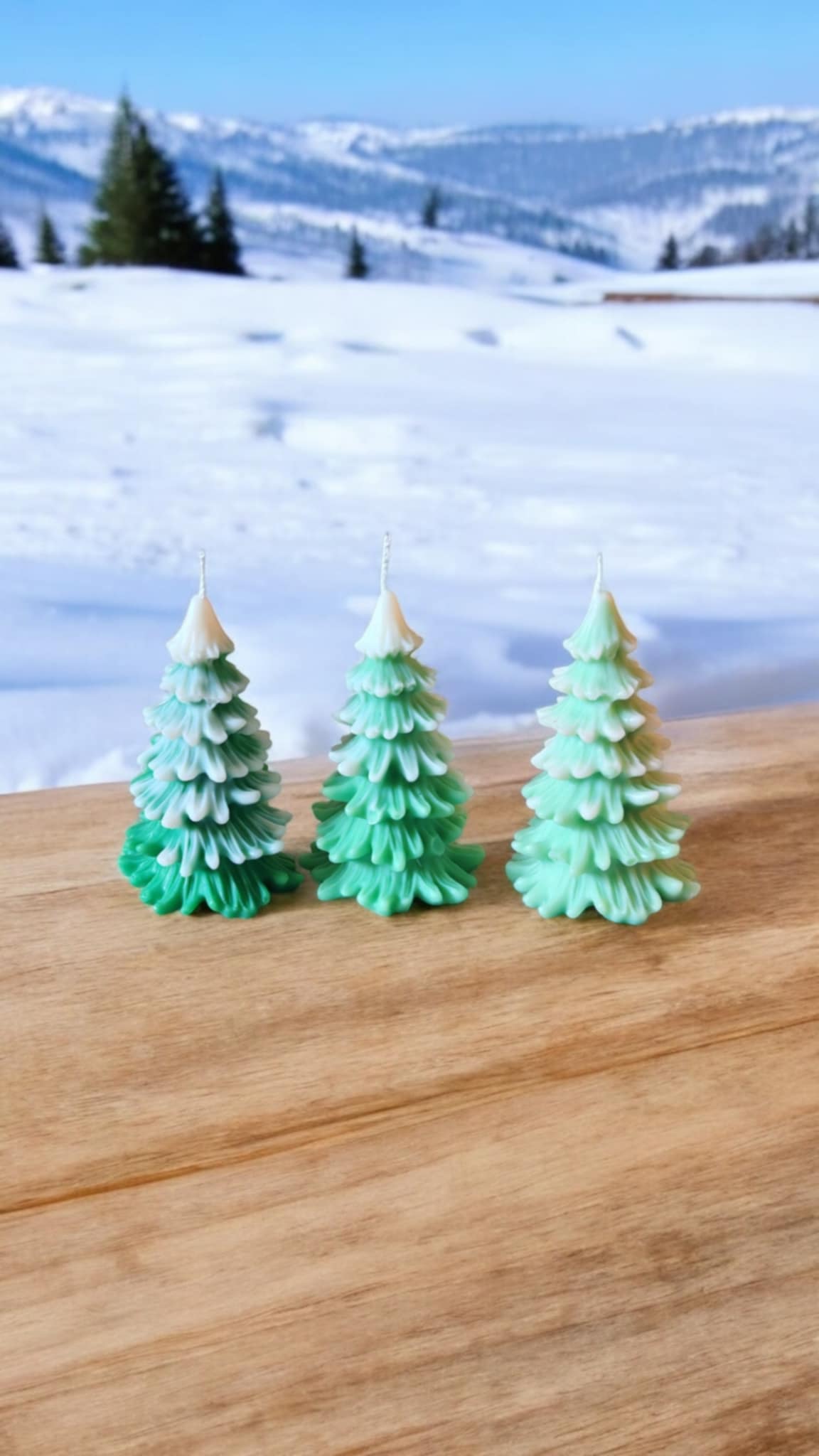 Bougie sapin
