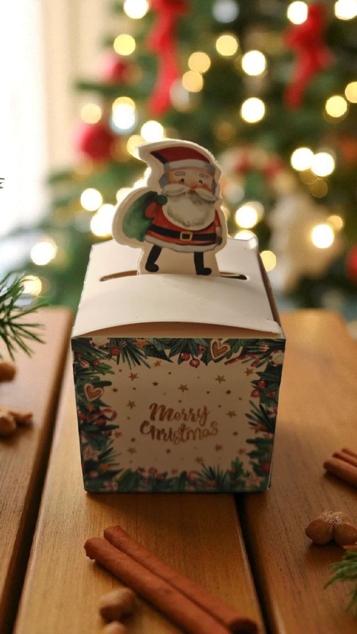 Boite fondants noël