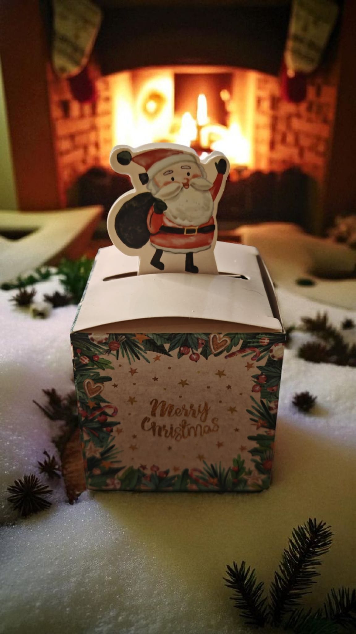 Boite fondants noël